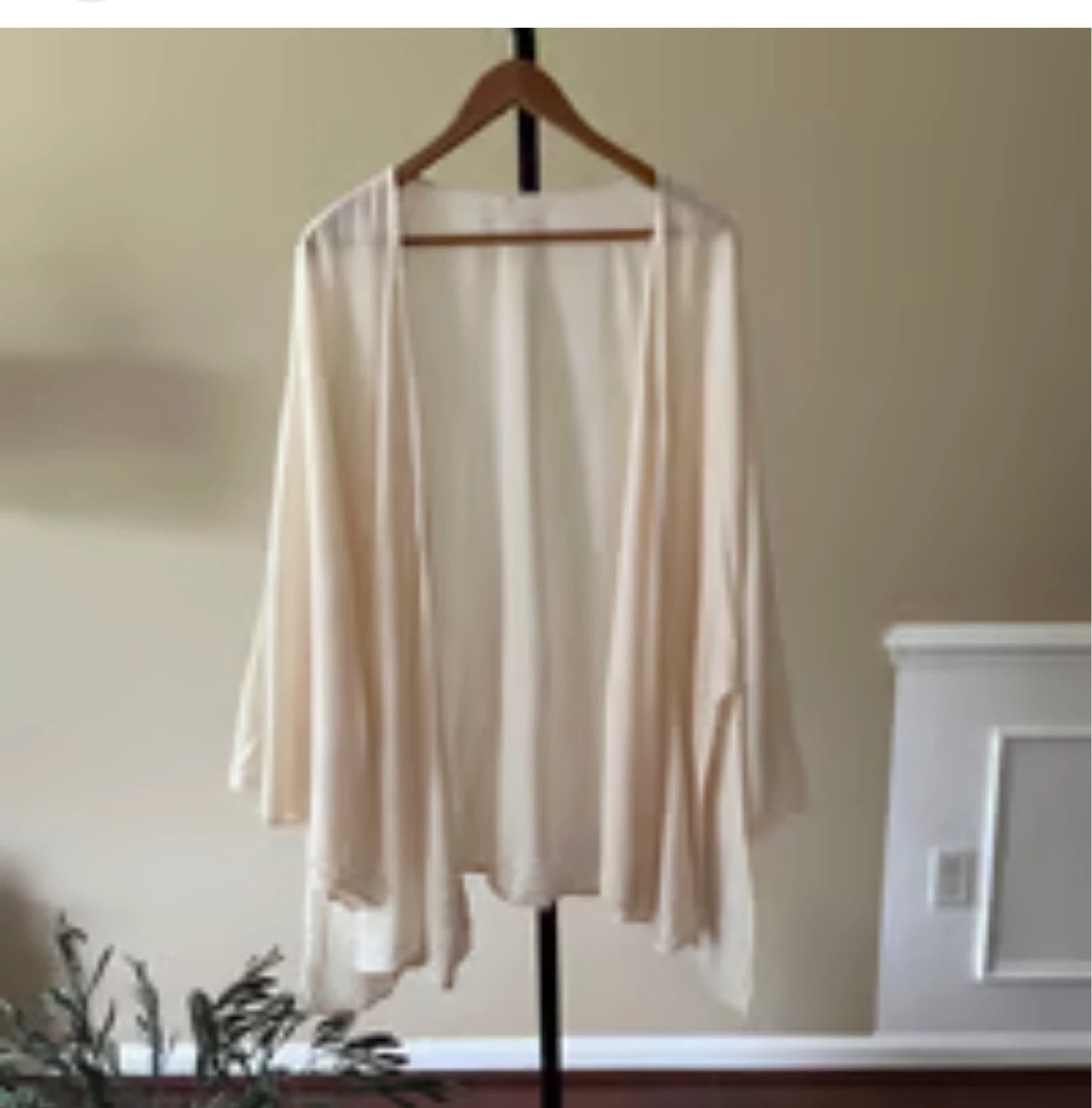 Cream Open Front