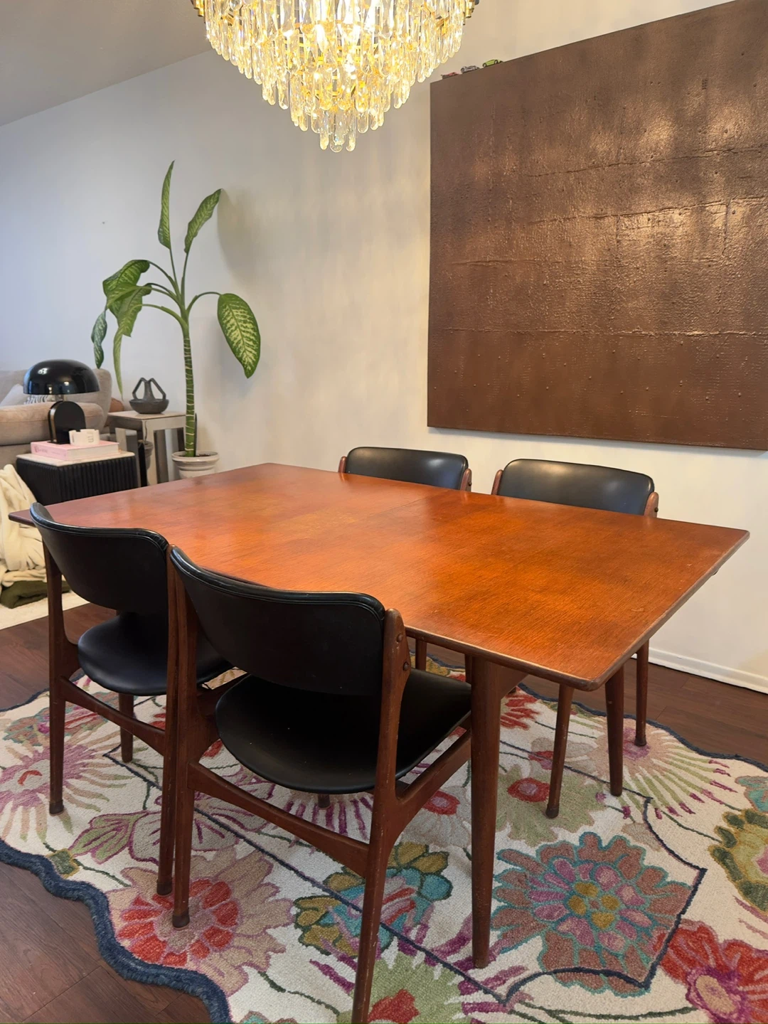 Danish Mid Century Modern Teak Draw Table