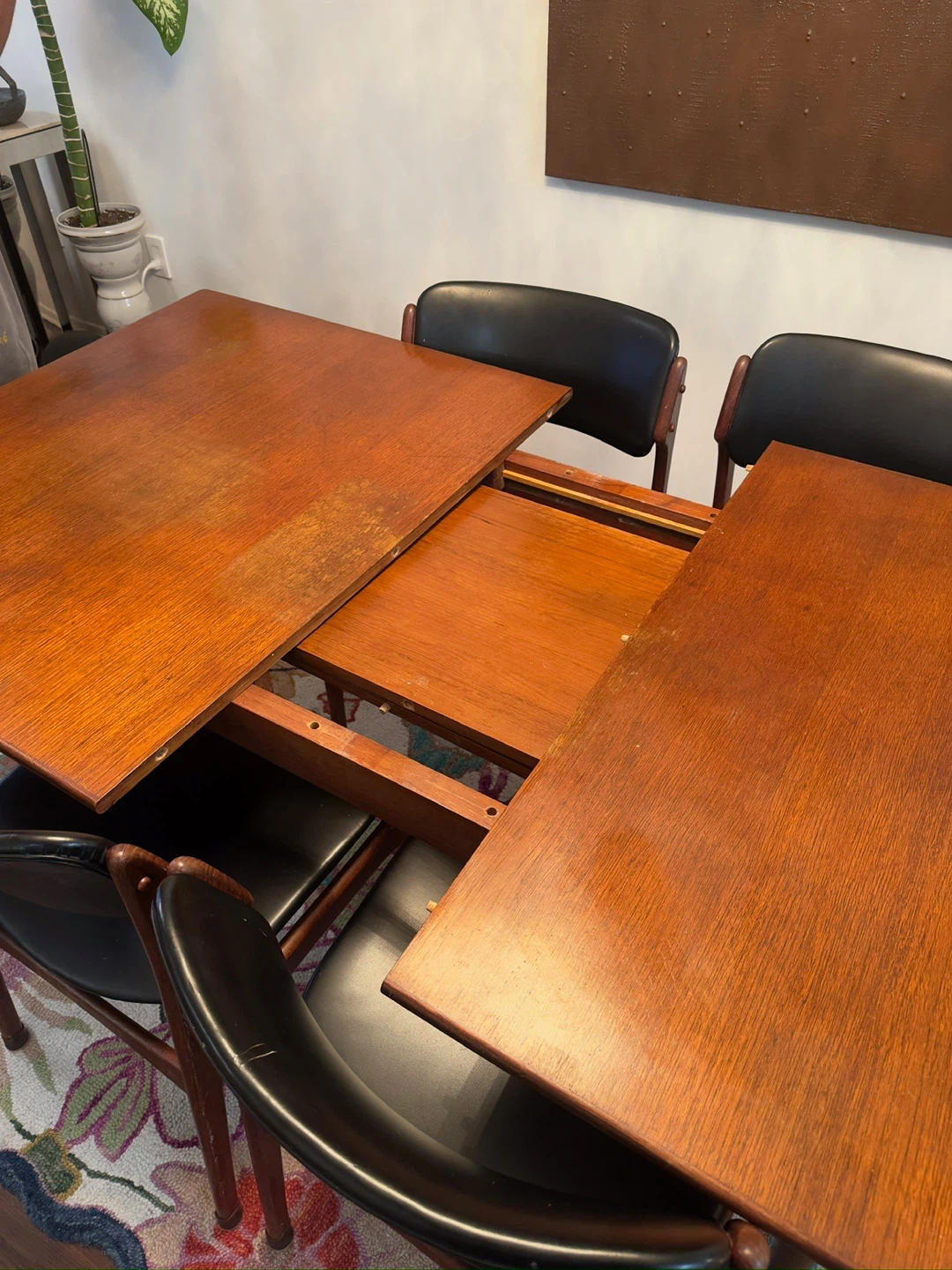 Danish Mid Century Modern Teak Draw Table - photo 3