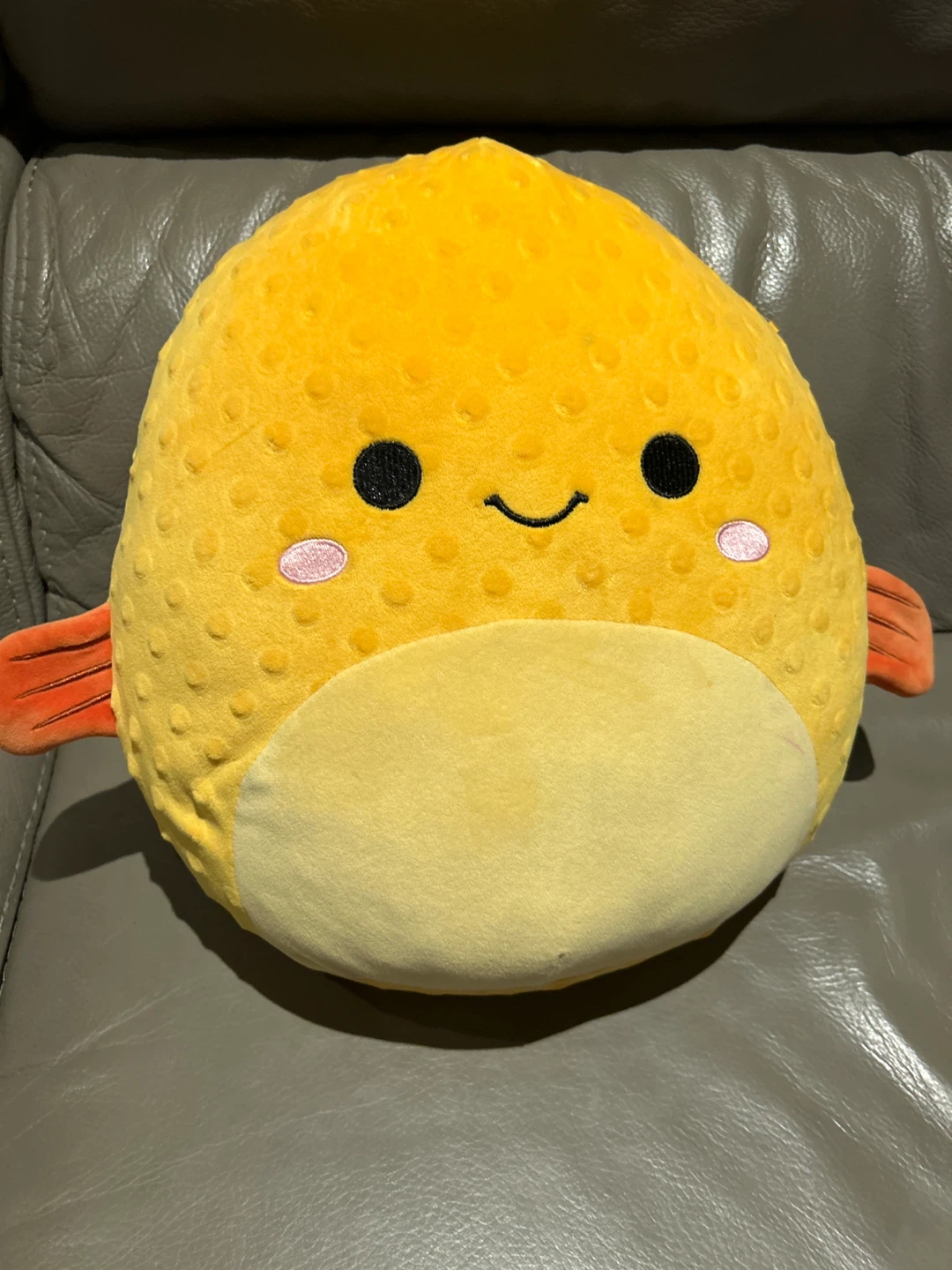 Squishmallows Yellow Pufferfish Plush Toy