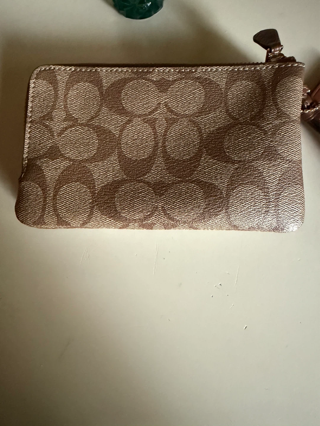 Coach Monogram Double Zip Wristlet Pouch - photo 5