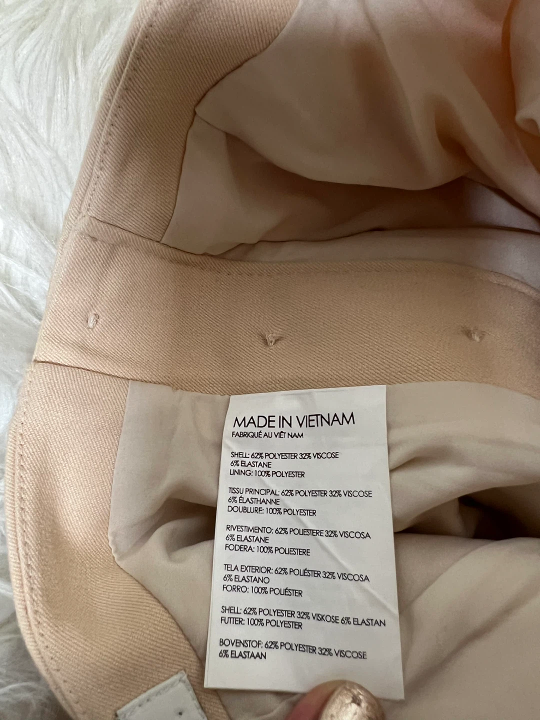 Club Monaco Beige Pleated Skirt Size 0 - photo 3