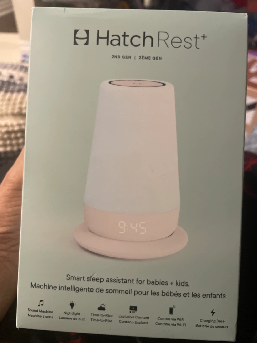 Hatch Rest+ 2nd Gen Baby & Kids Sound Machine Night Light