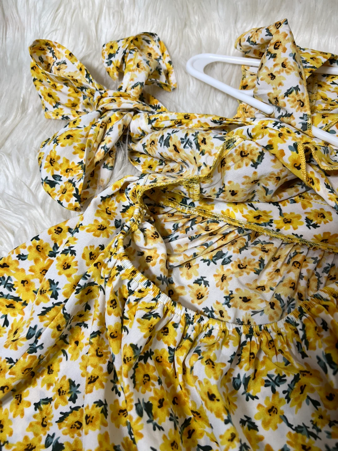 SHEIN Yellow Floral Dress Size XS - photo 3