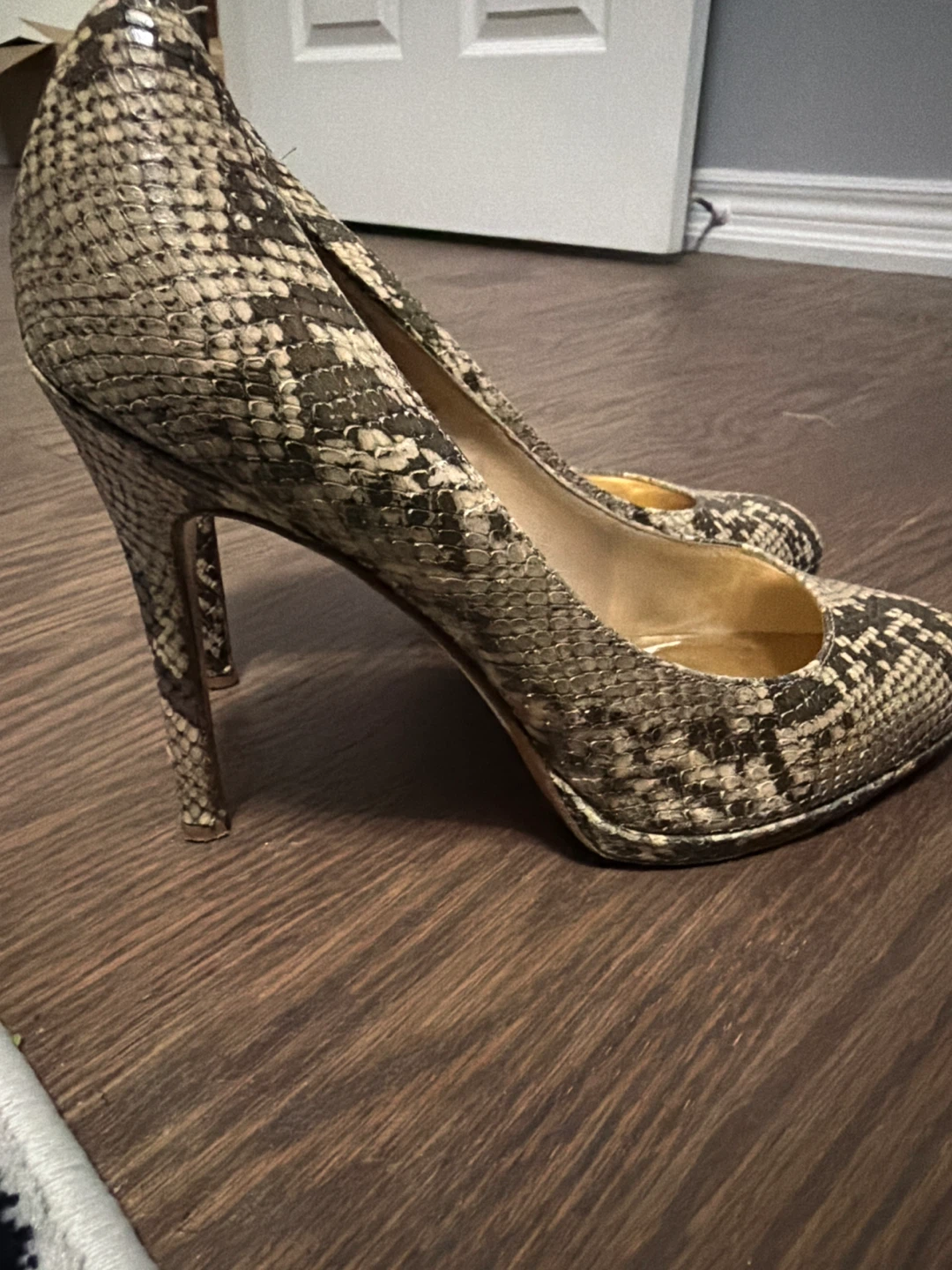 Coach Snake Print Heels - photo 3