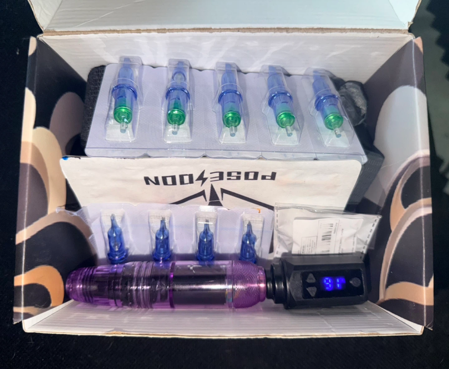 Poseidon Tattoo Pen Kit with Cartridges - photo 3