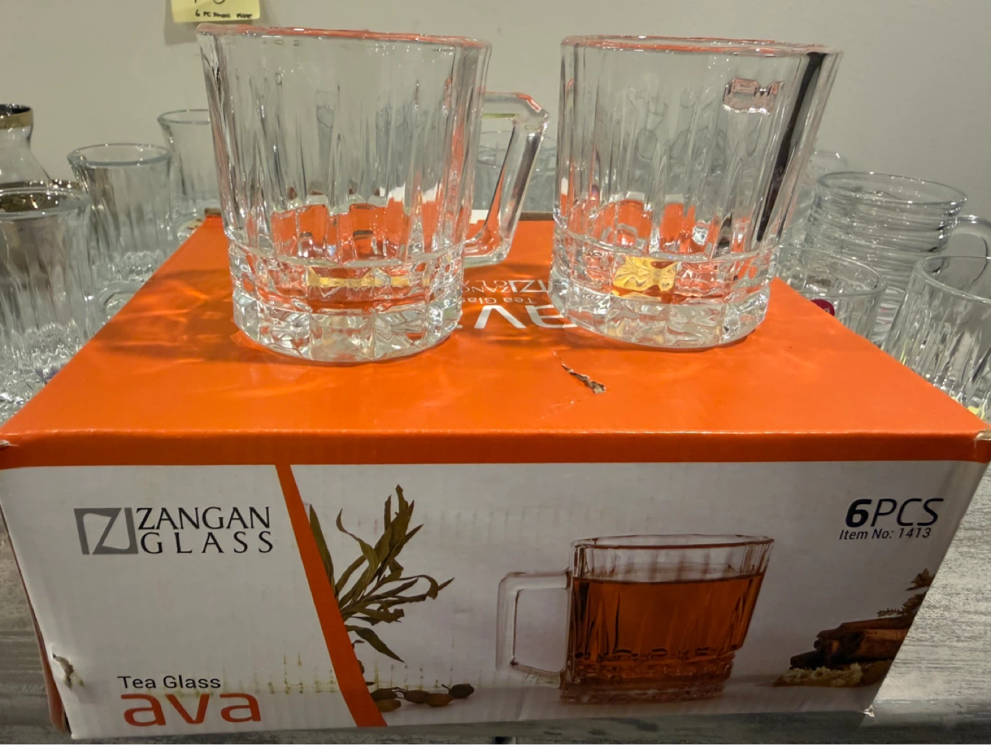 Zangan Glass Ava Tea Glasses - Set of 6 - photo 4