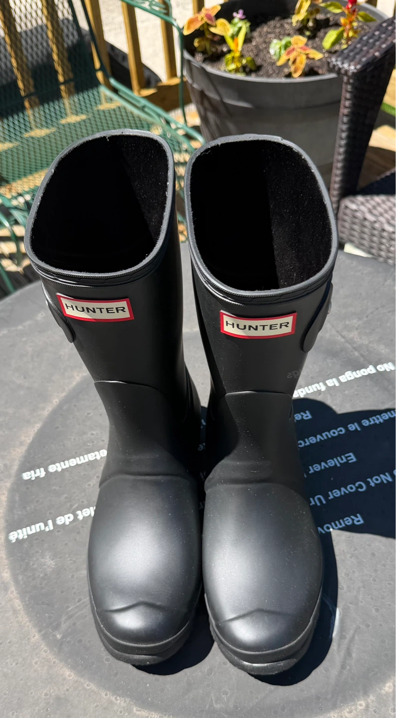 Hunter Women's Original Short Black Rain Boots