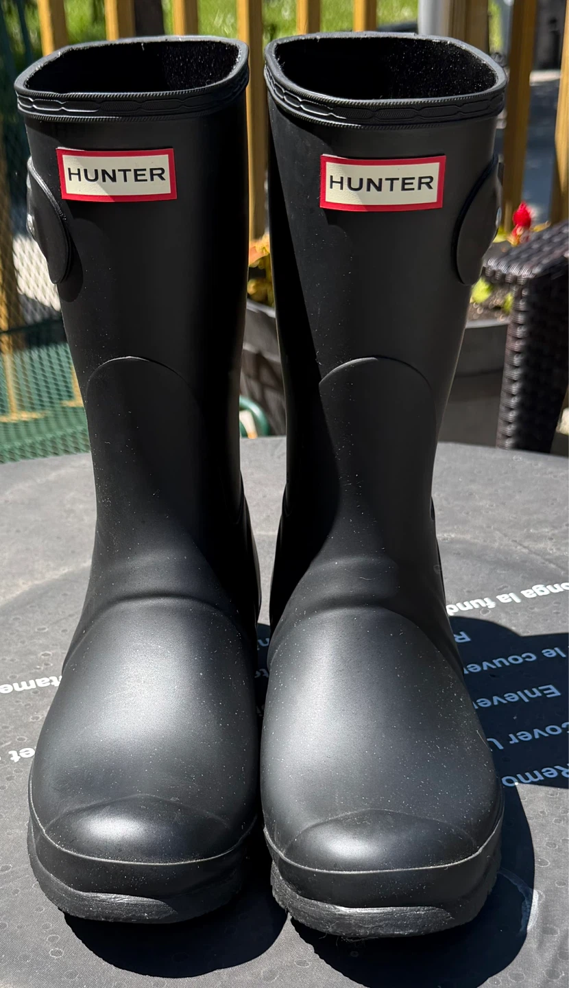 Hunter Women's Original Short Black Rain Boots - photo 2