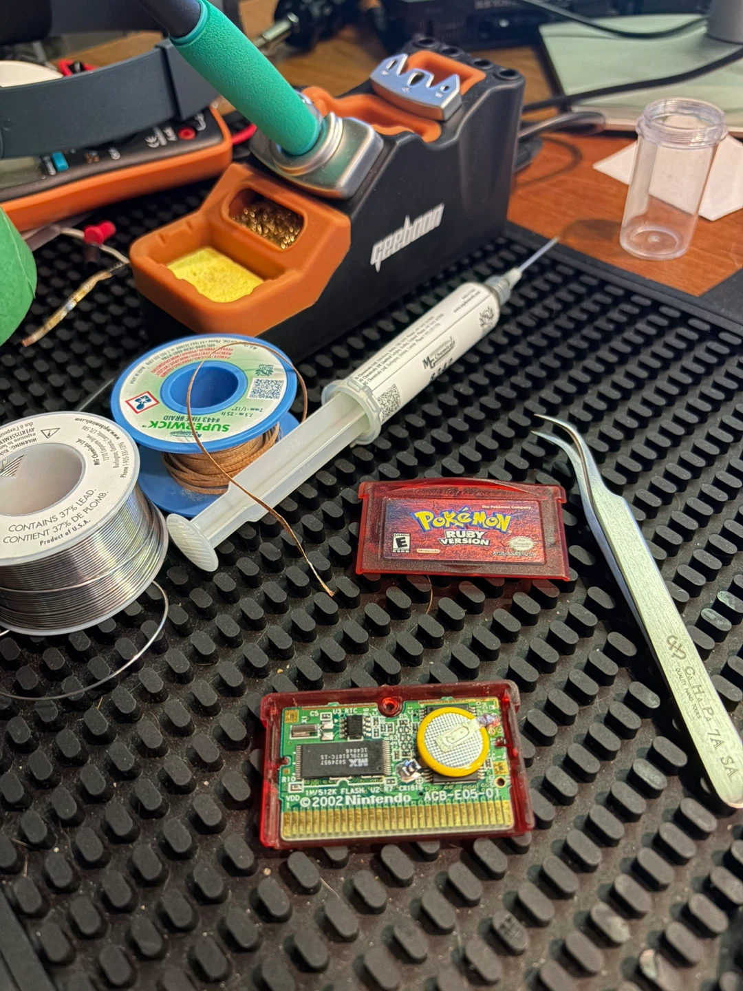 Pokemon Ruby - GBA - Authentic - New Battery - photo 3