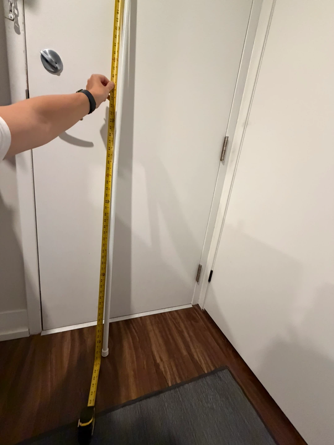 White Extendable Tension Rod - photo 2