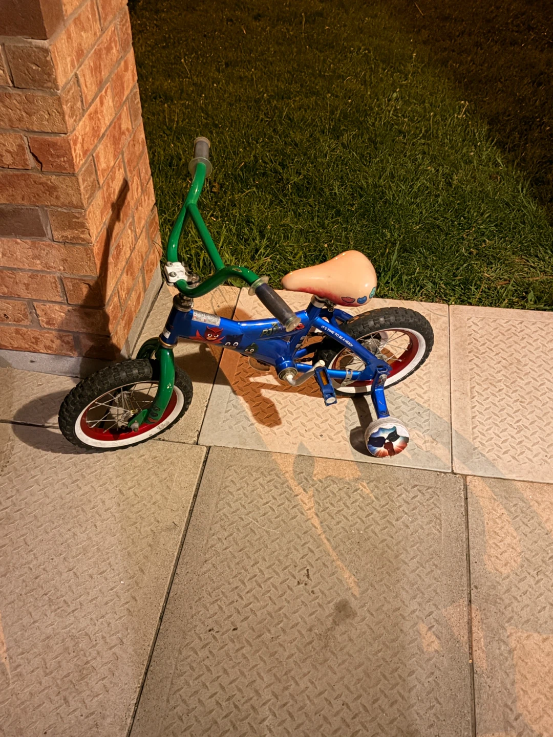 Blue Pj Masks Kids Training Bike - photo 2