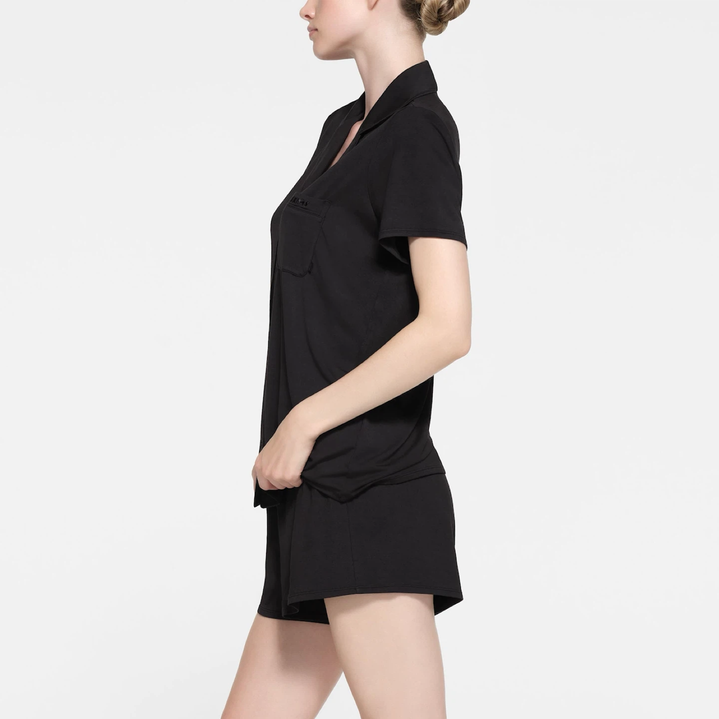 *SKIMS SHORT SLEEVE BUTTON UP PJ SET $80 BRAND NEW TAGS ON* - photo 2