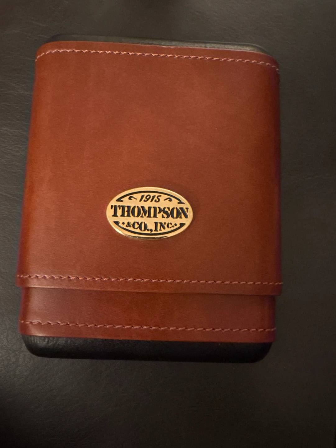 Thompson & Co. Inc. Leather cigar Case