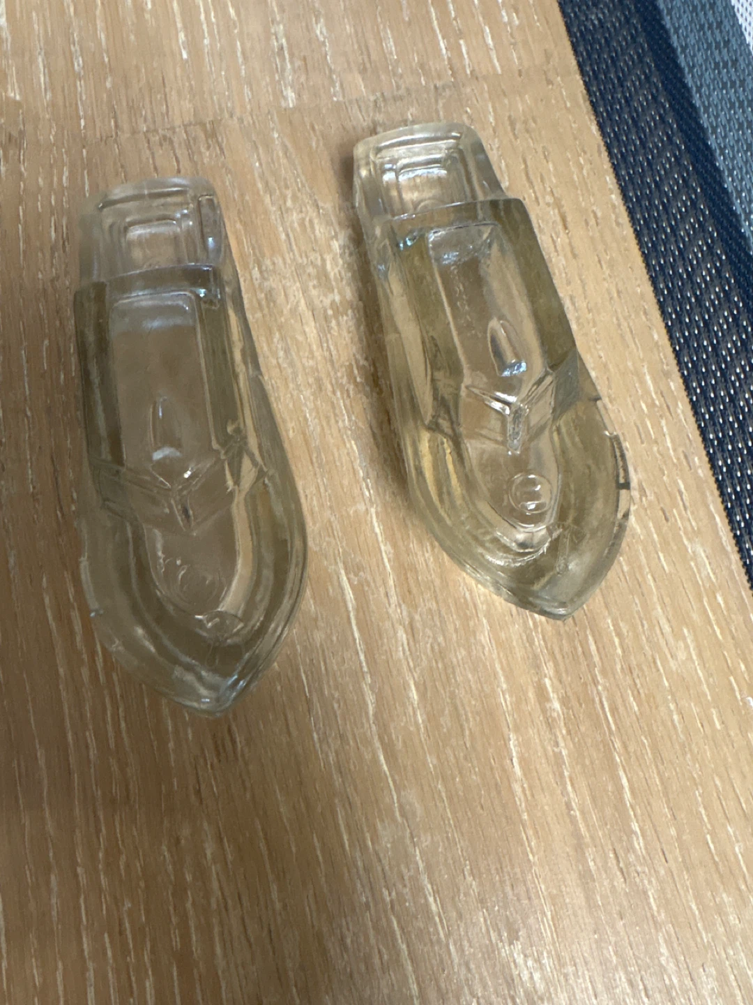 Glass Ship-Shaped Decanter Set