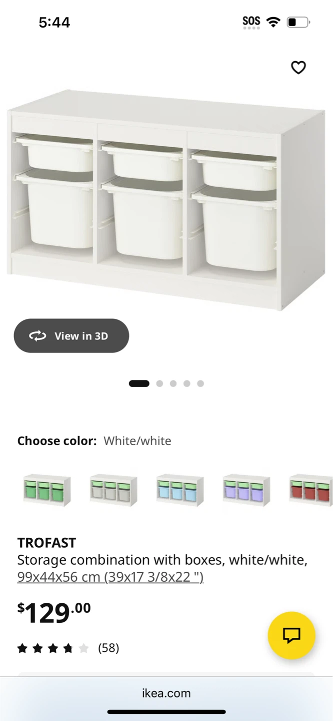 IKEA TROFAST Storage Combination with Boxes - photo 2