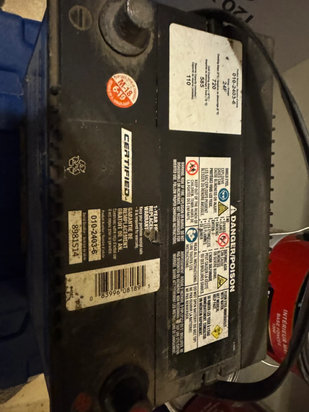 Certified Automotive Battery - photo 3