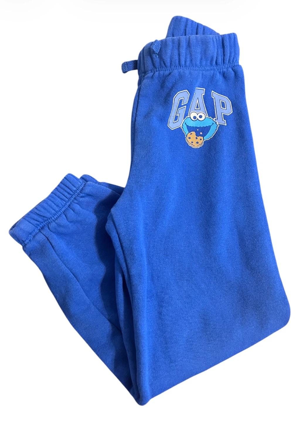 GAP Cookie Monster Jogger Sweatpants Size 4Y Blue