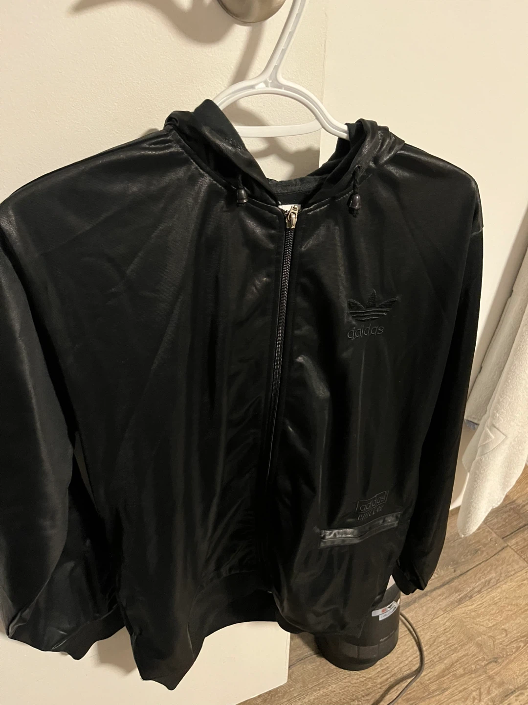 Adidas Chile 62 Hooded Track Jacket Black - photo 2
