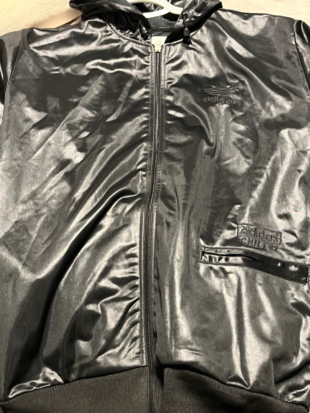 Adidas Chile 62 Hooded Track Jacket Black - photo 5
