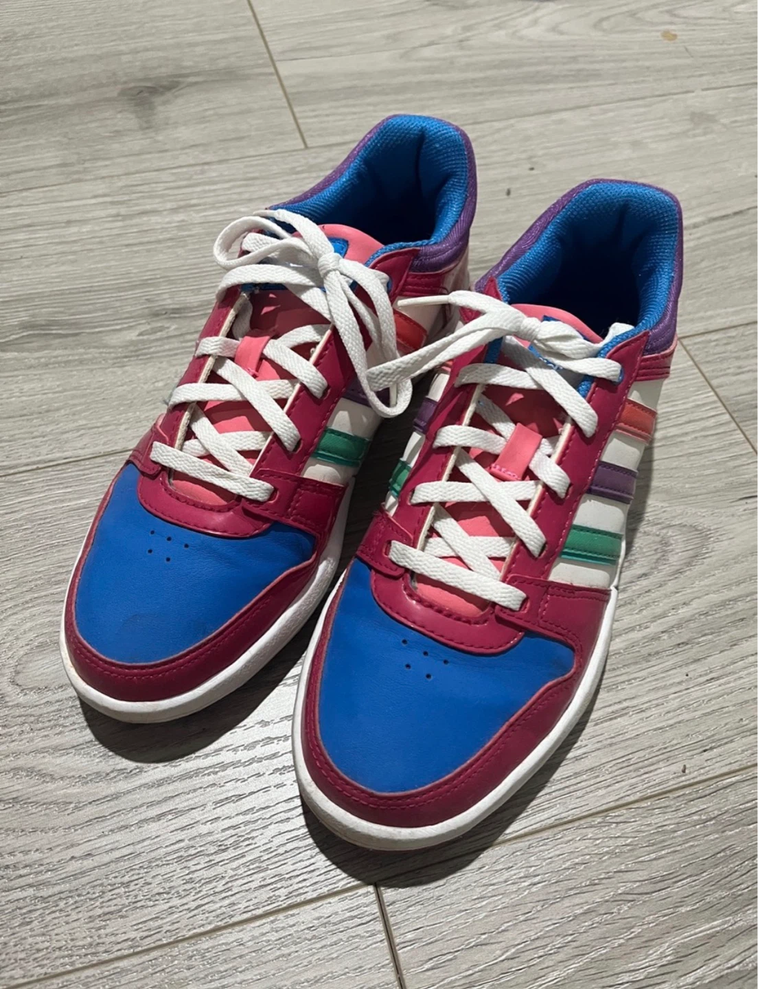 Adidas Neo Women's Shoes - Pink, Blue, Purple