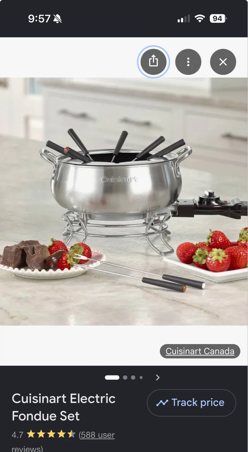 Cuisinart Electric Fondue Set
