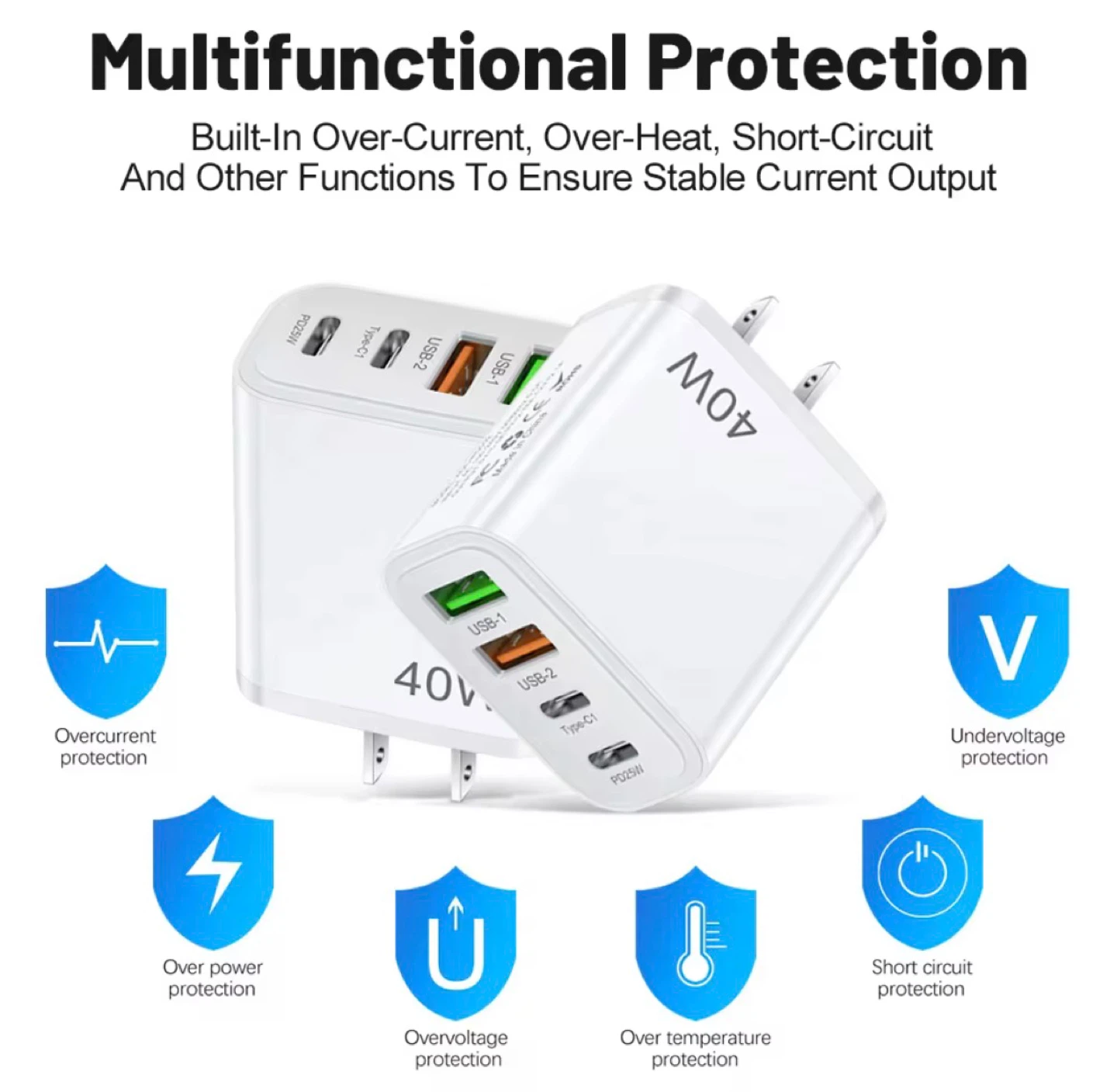 40W Usb power adapter - photo 4