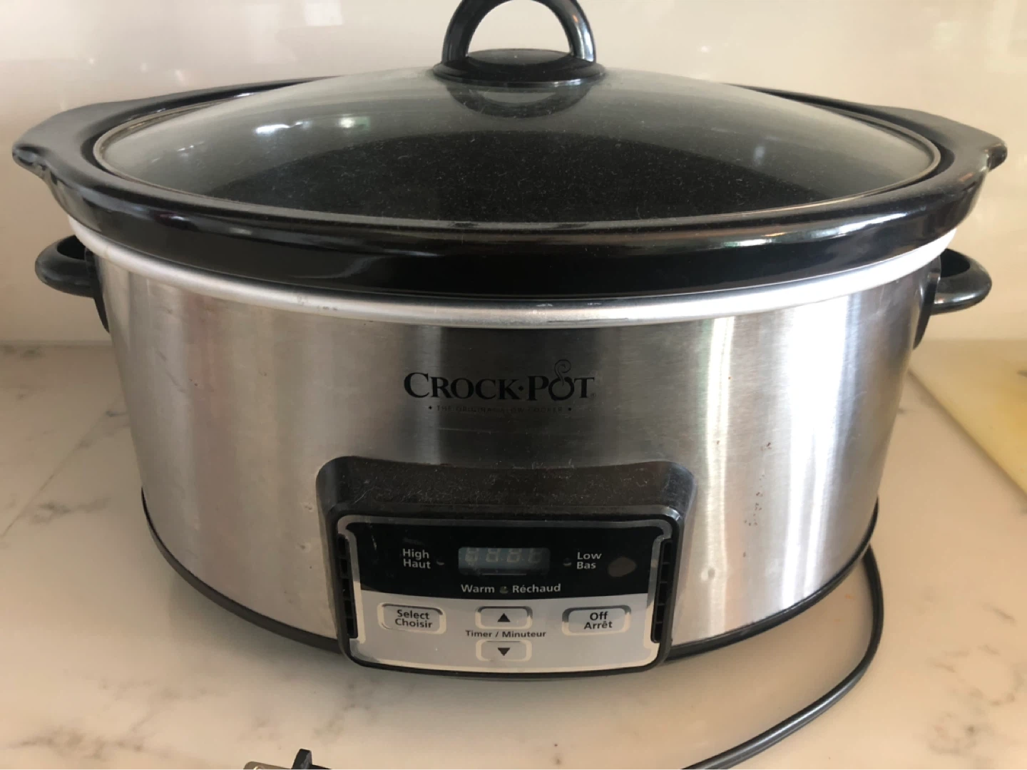 Crock Pot 8qt Oval Programmable Slow Cooker