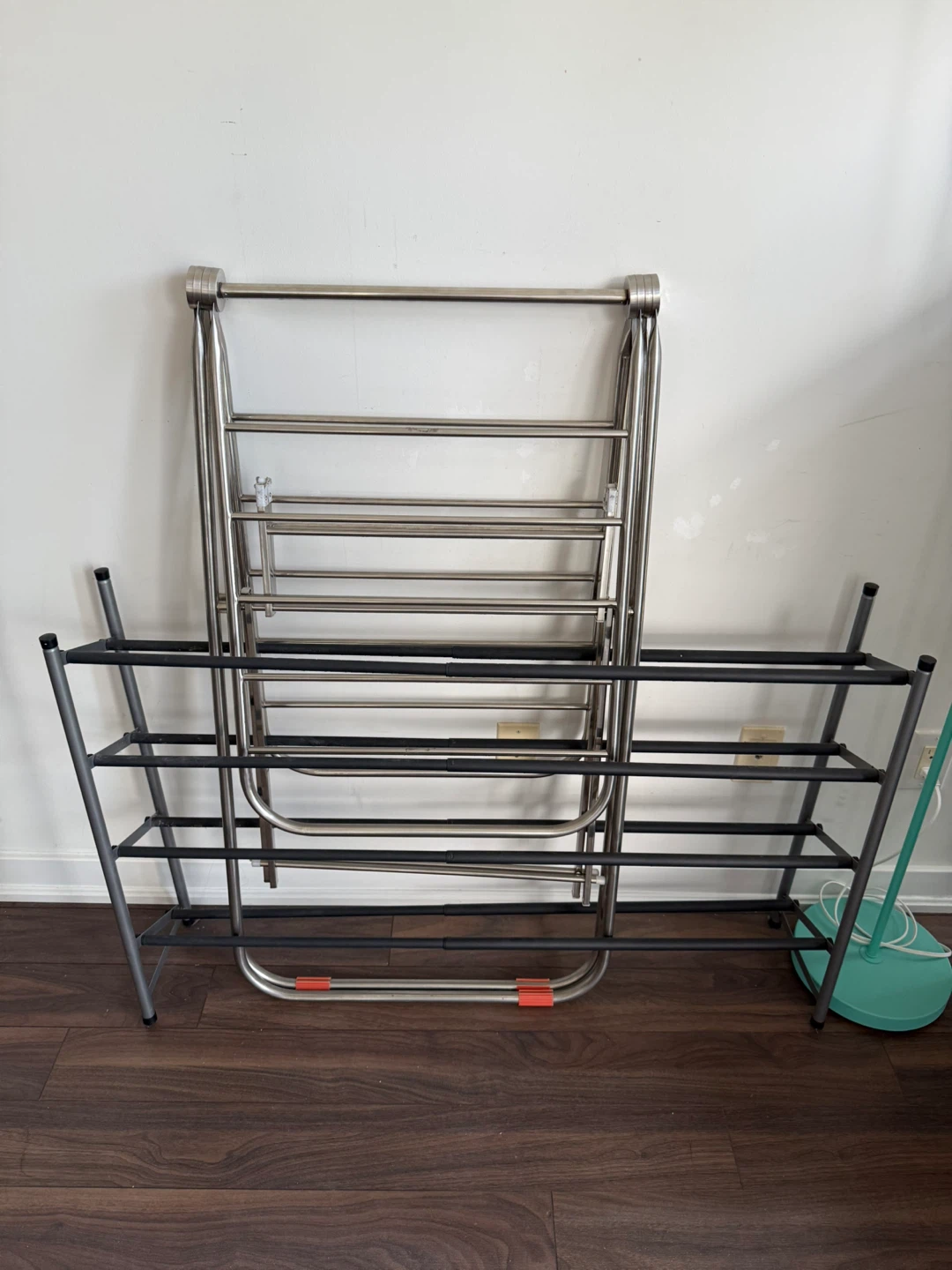 Collapsible Shoe Rack and Clothes Drying Rack