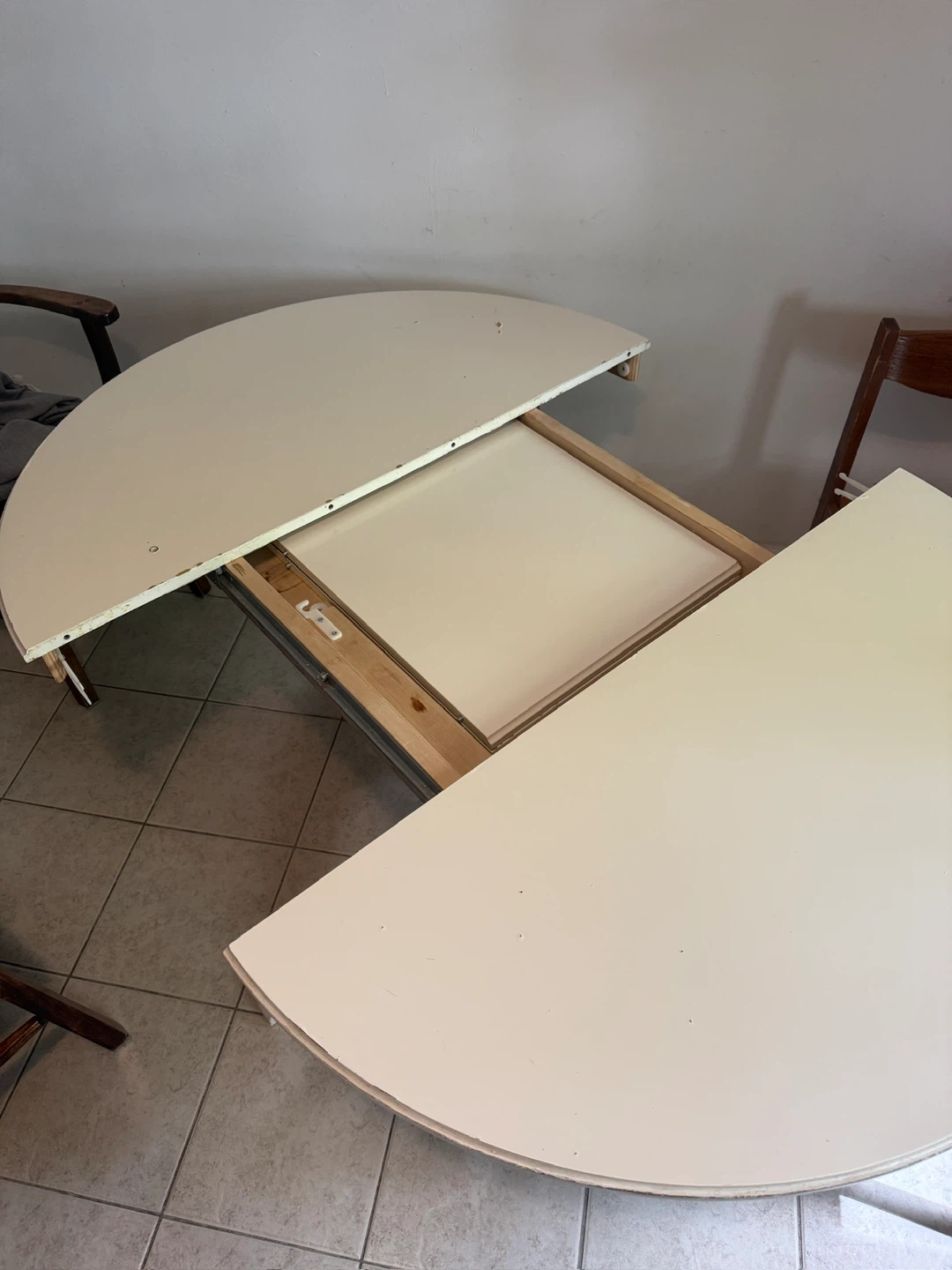 IKEA ROSENTORP extendable dining table white – 110/155 cm - photo 3