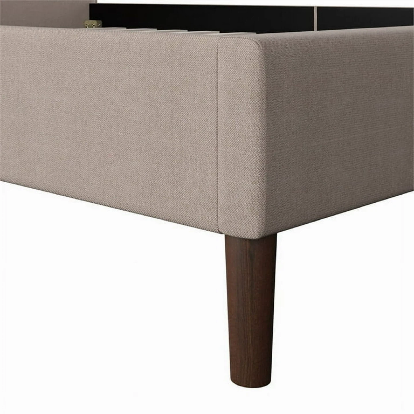 Upholstered king Bed Frame with Headboard - photo 3