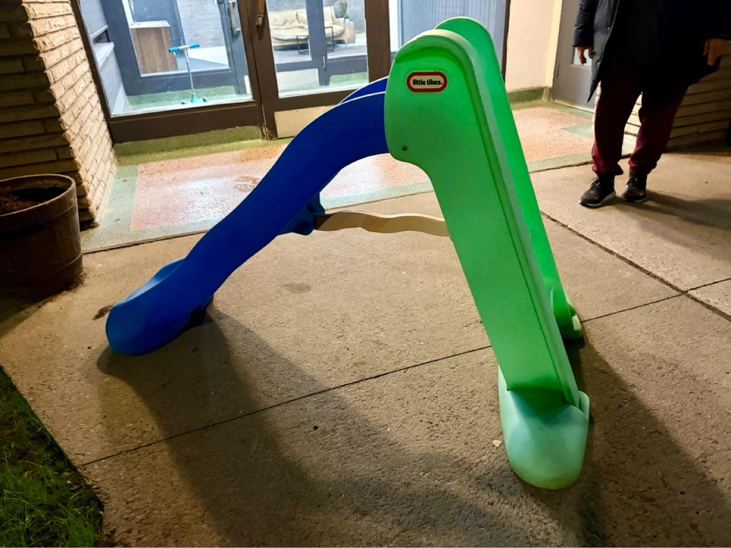 Little Tikes Easy Store Large Play Slide - Blue & Green - photo 3