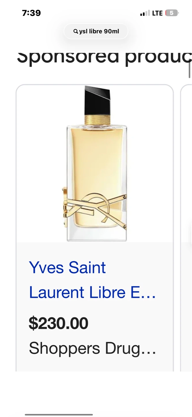 BRAND NEW Yves Saint Laurent Libre Eau de Parfum 90ML - photo 5