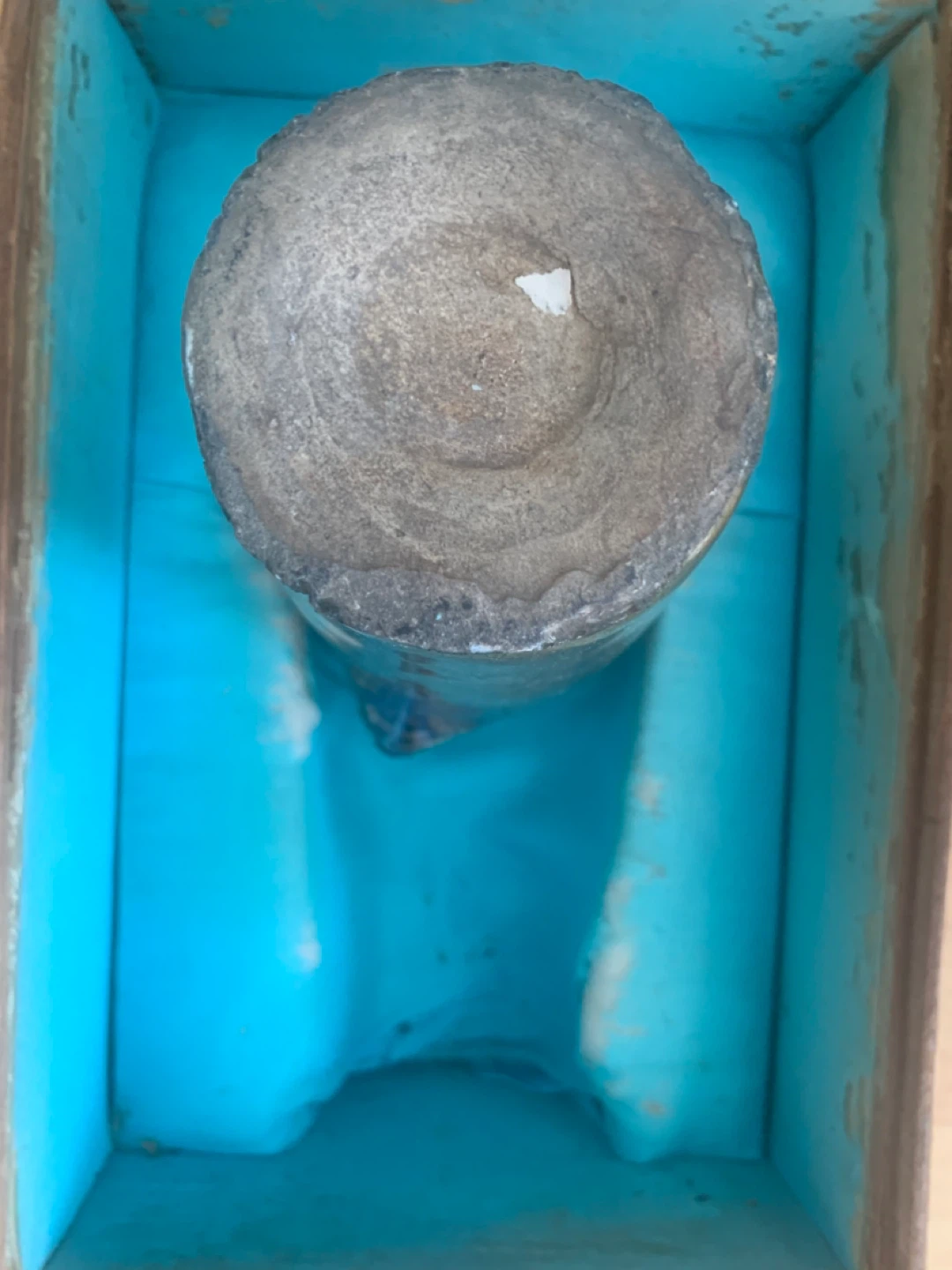 Vintage Ceramic Vase with Lion Head Detail - photo 5