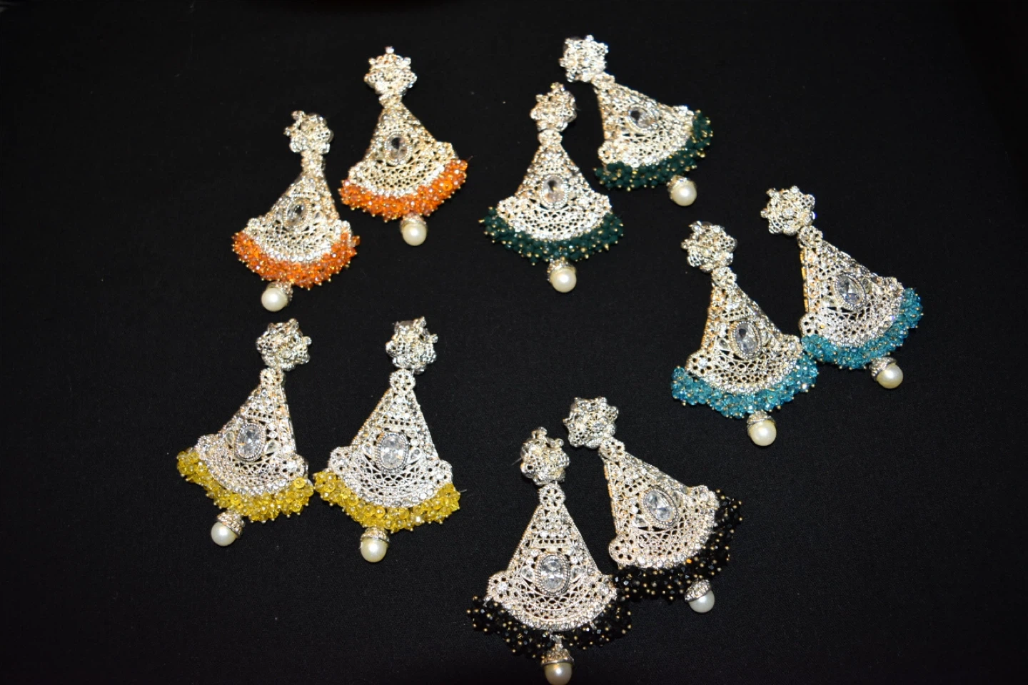 Assorted Jhumka Earrings and Jewelry Set - photo 5