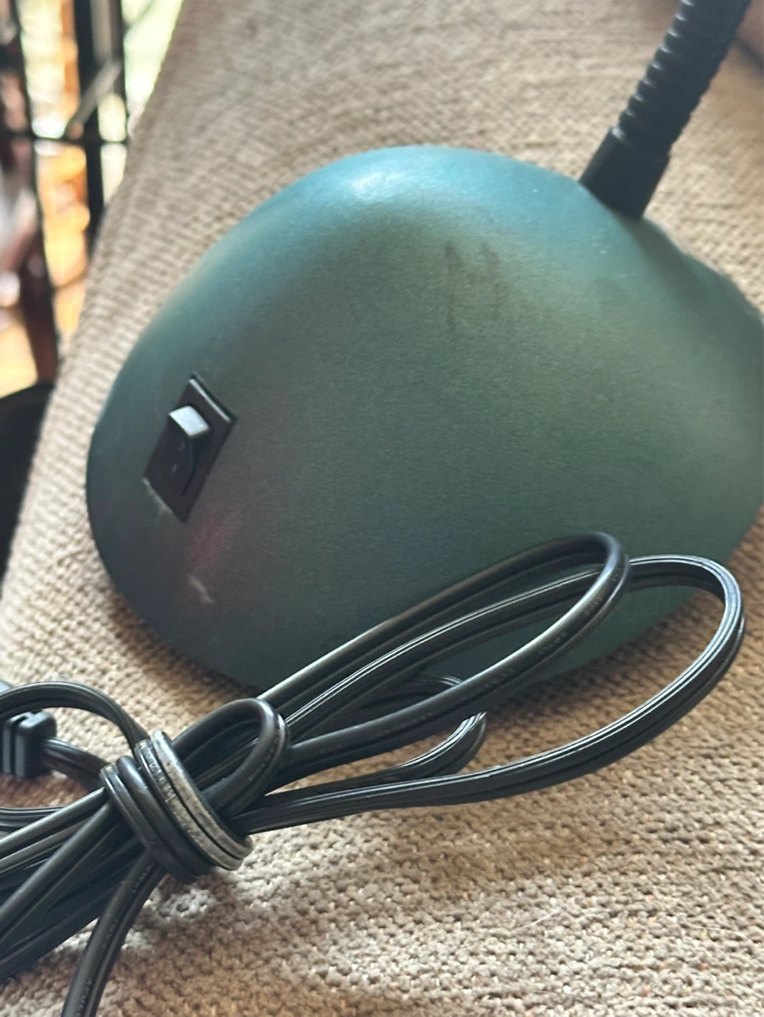 Post modern teal gooseneck table lamp - photo 3