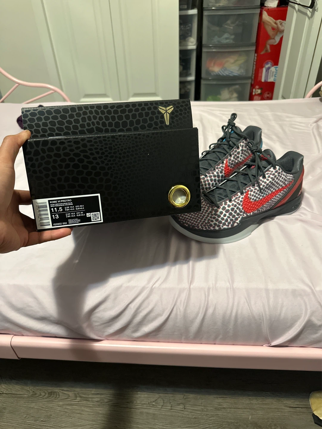 Nike Kobe 6 Protro "Mambacita" Basketball Shoes Size 11.5 - photo 2