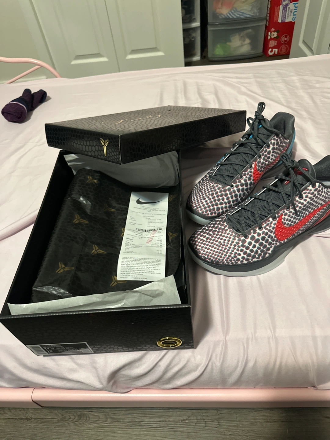 Nike Kobe 6 Protro "Mambacita" Basketball Shoes Size 11.5