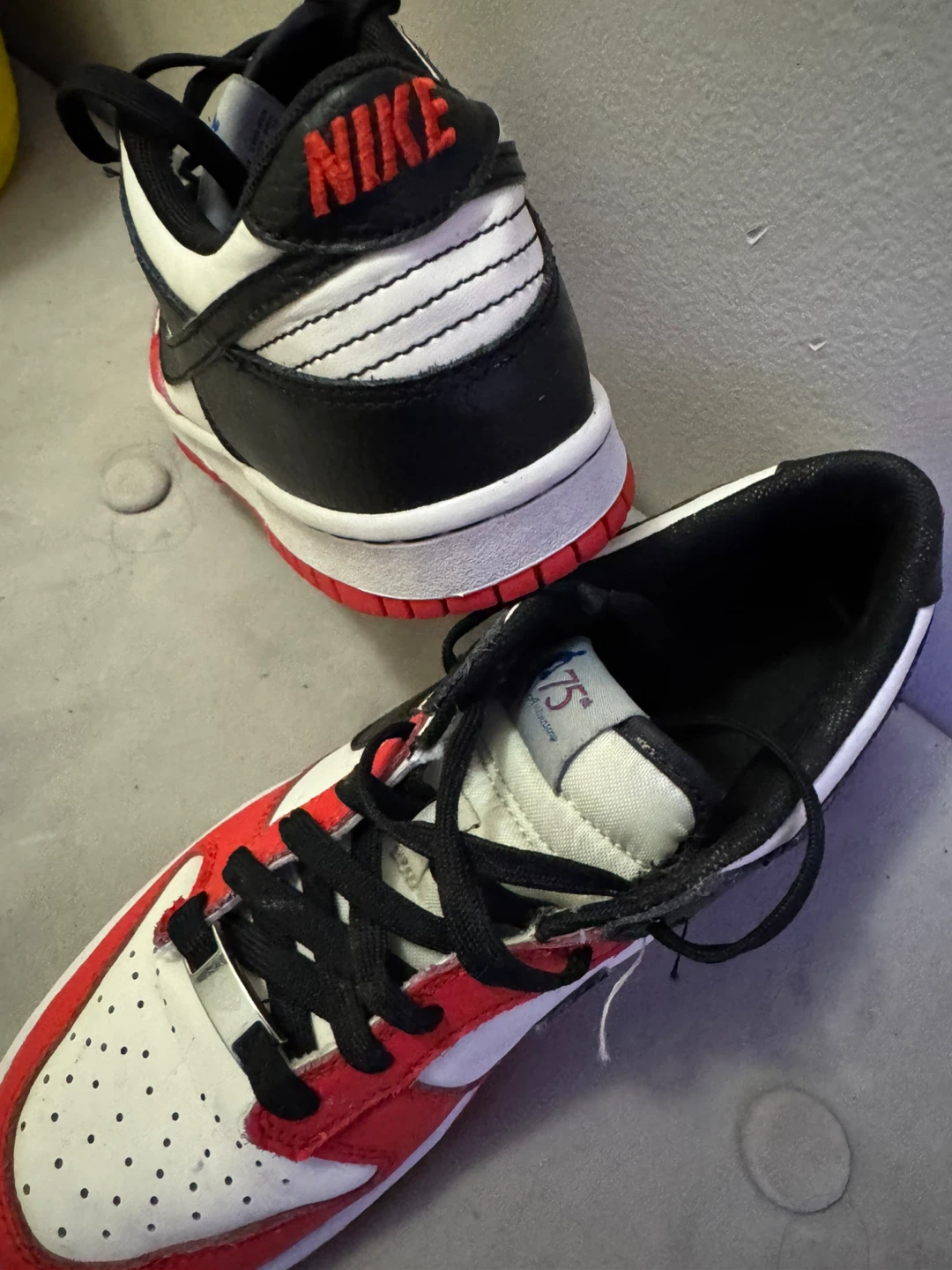 Nike Dunk Low NBA 75th Anniversary Chicago Sneakers - photo 3