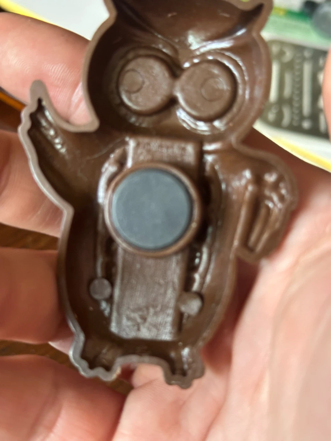 Owl magnet thermometer - photo 2