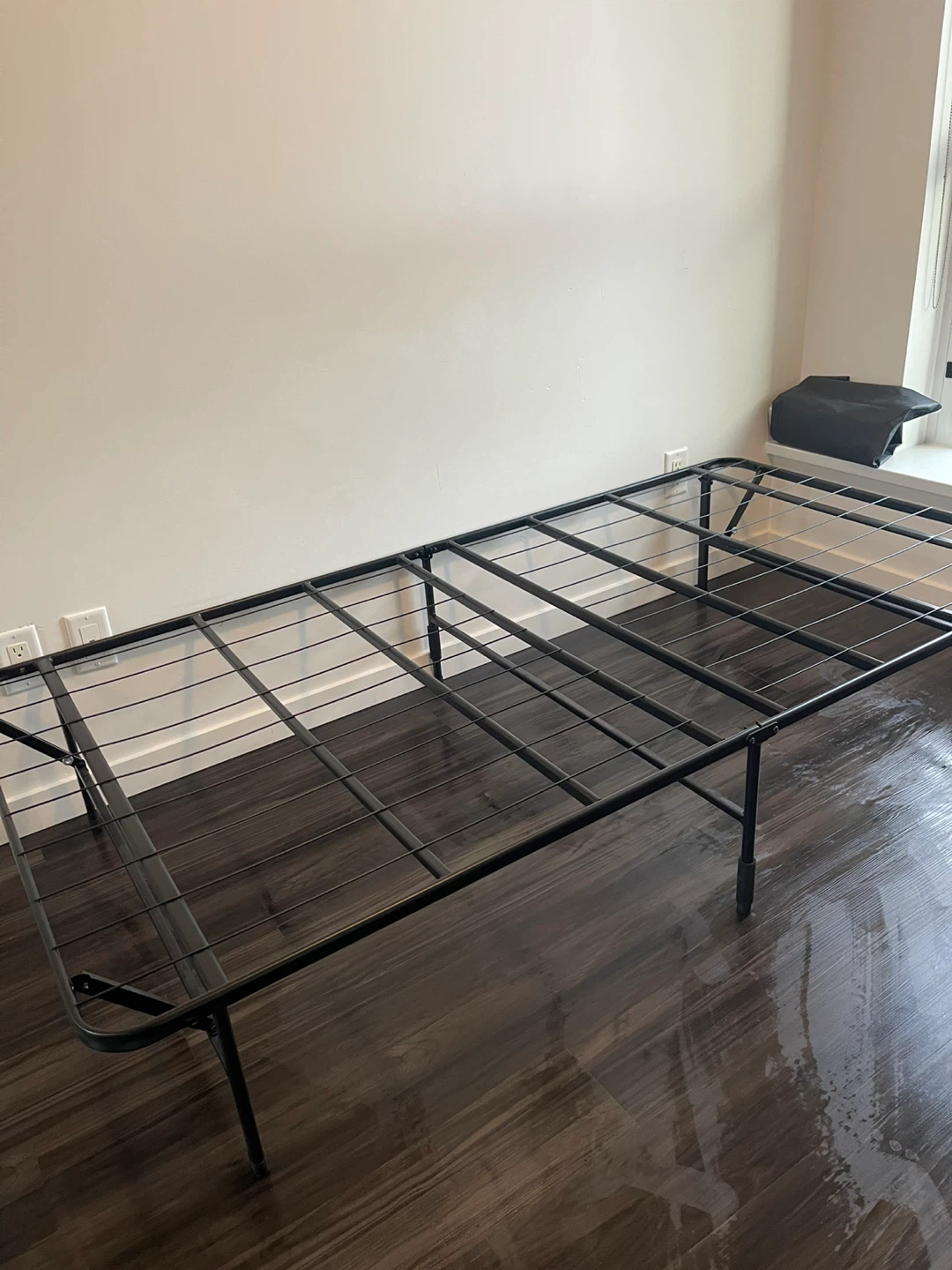 Folding Bed Frame with Mattress (selling together) - photo 3
