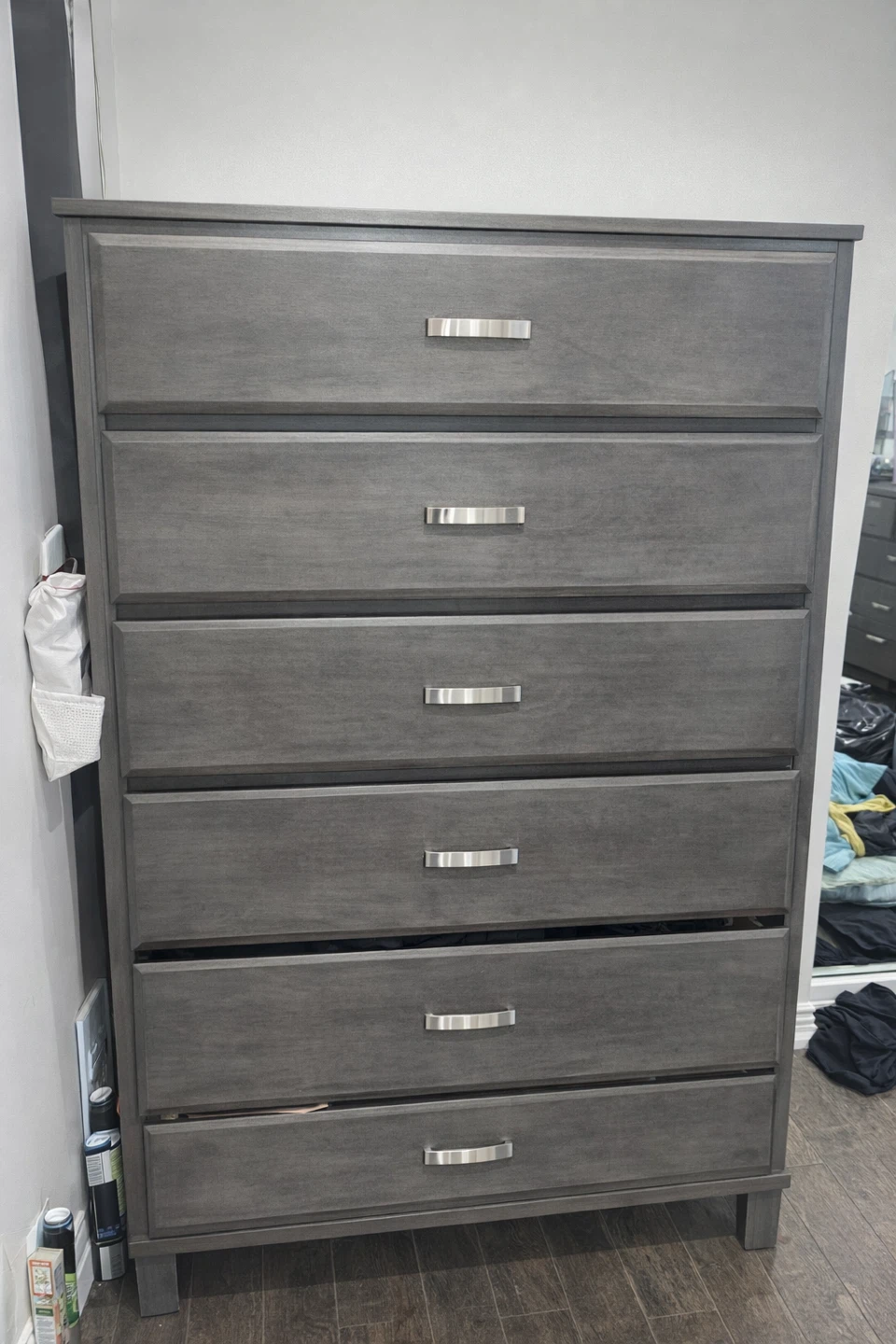 Grey 6-Drawer chest