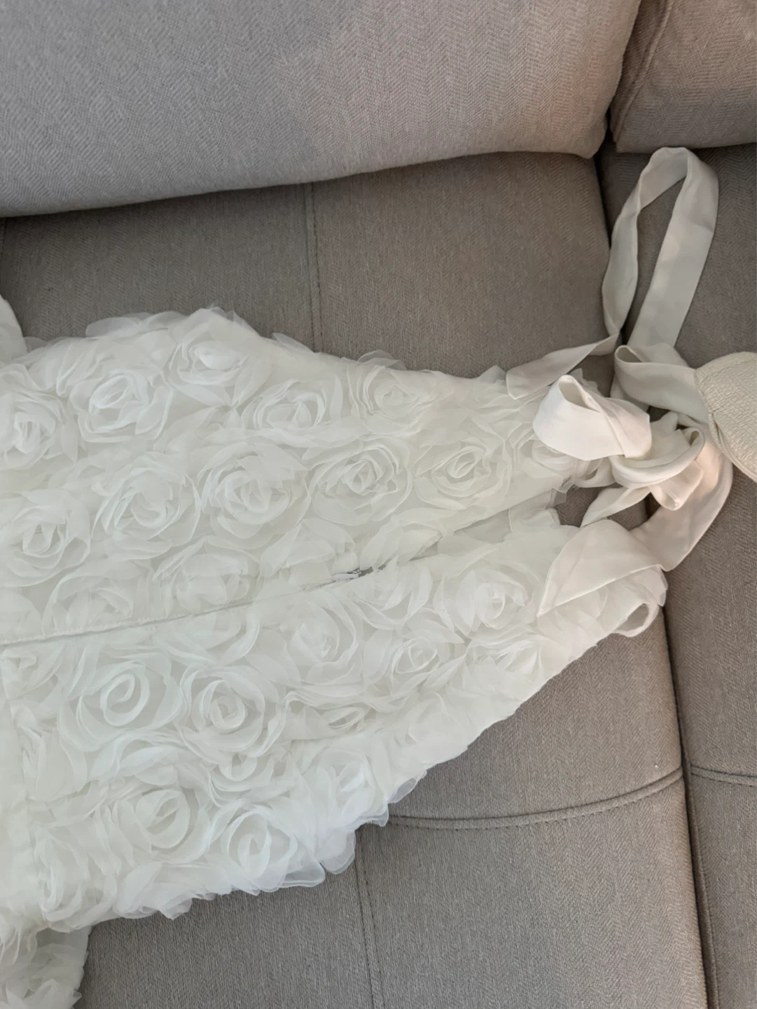 White floral dress - photo 3
