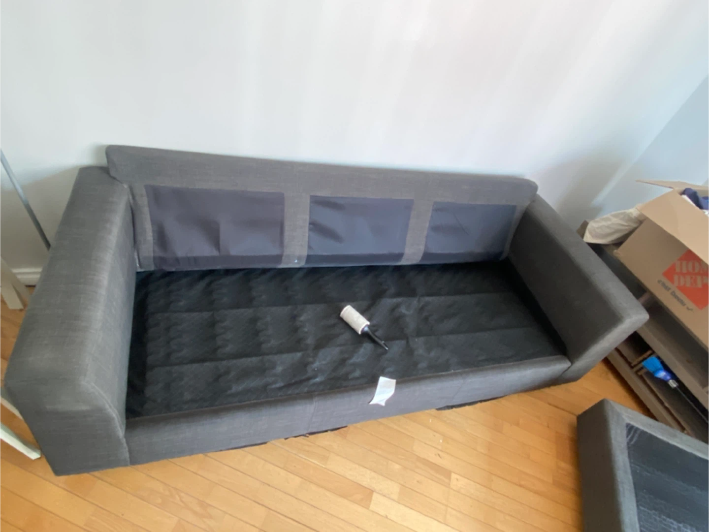 Move Out Sale - Grey Sectional Sofa with Chaise - photo 2