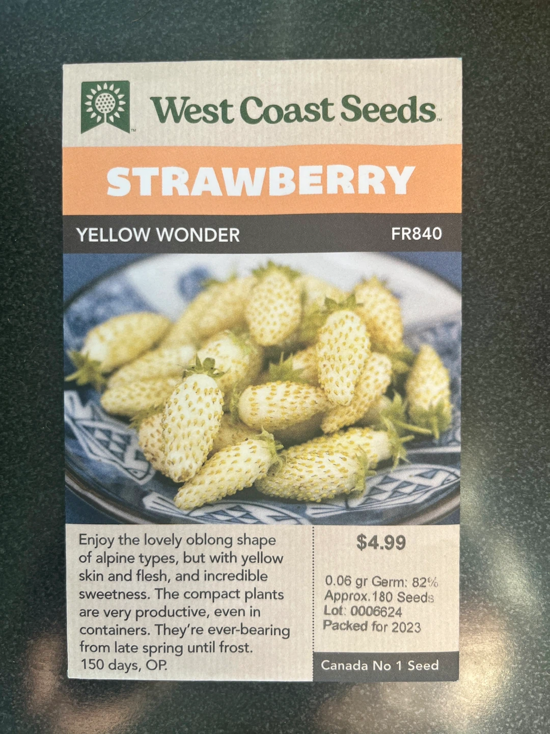 *Free strawberry seeds