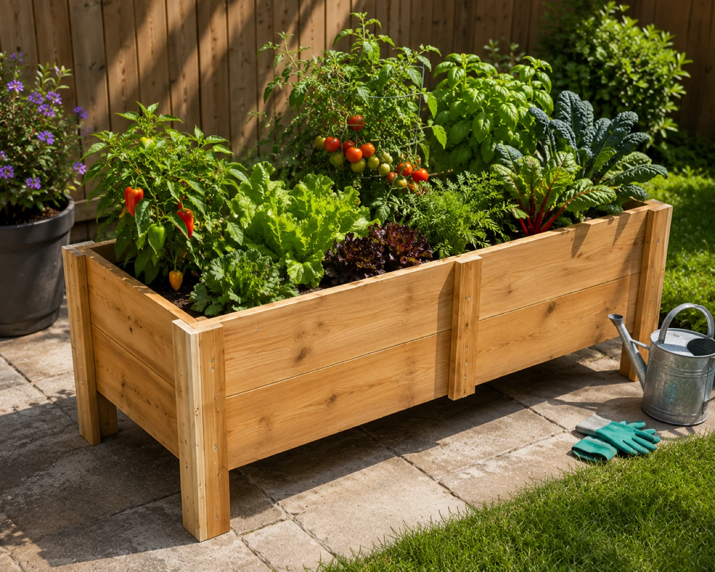 Wooden Raised Garden Planter Box - photo 2