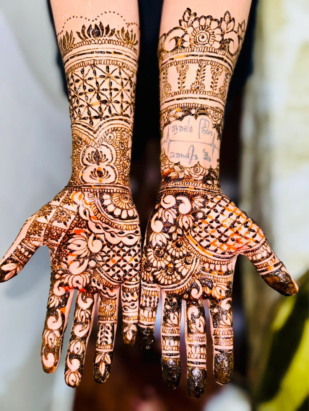 Henna Hand and Arm Design