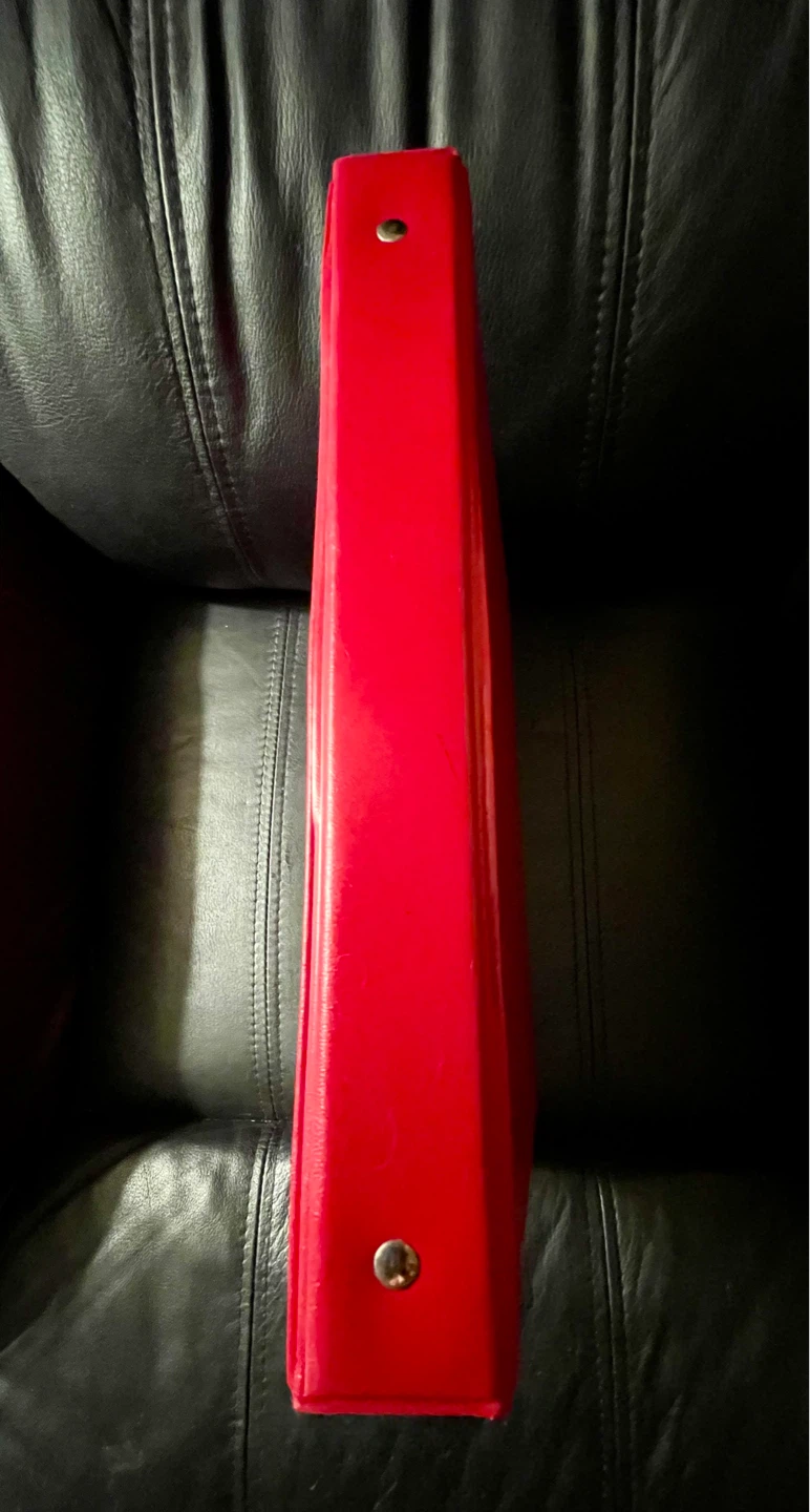 Red 3 Ring Binder - photo 2