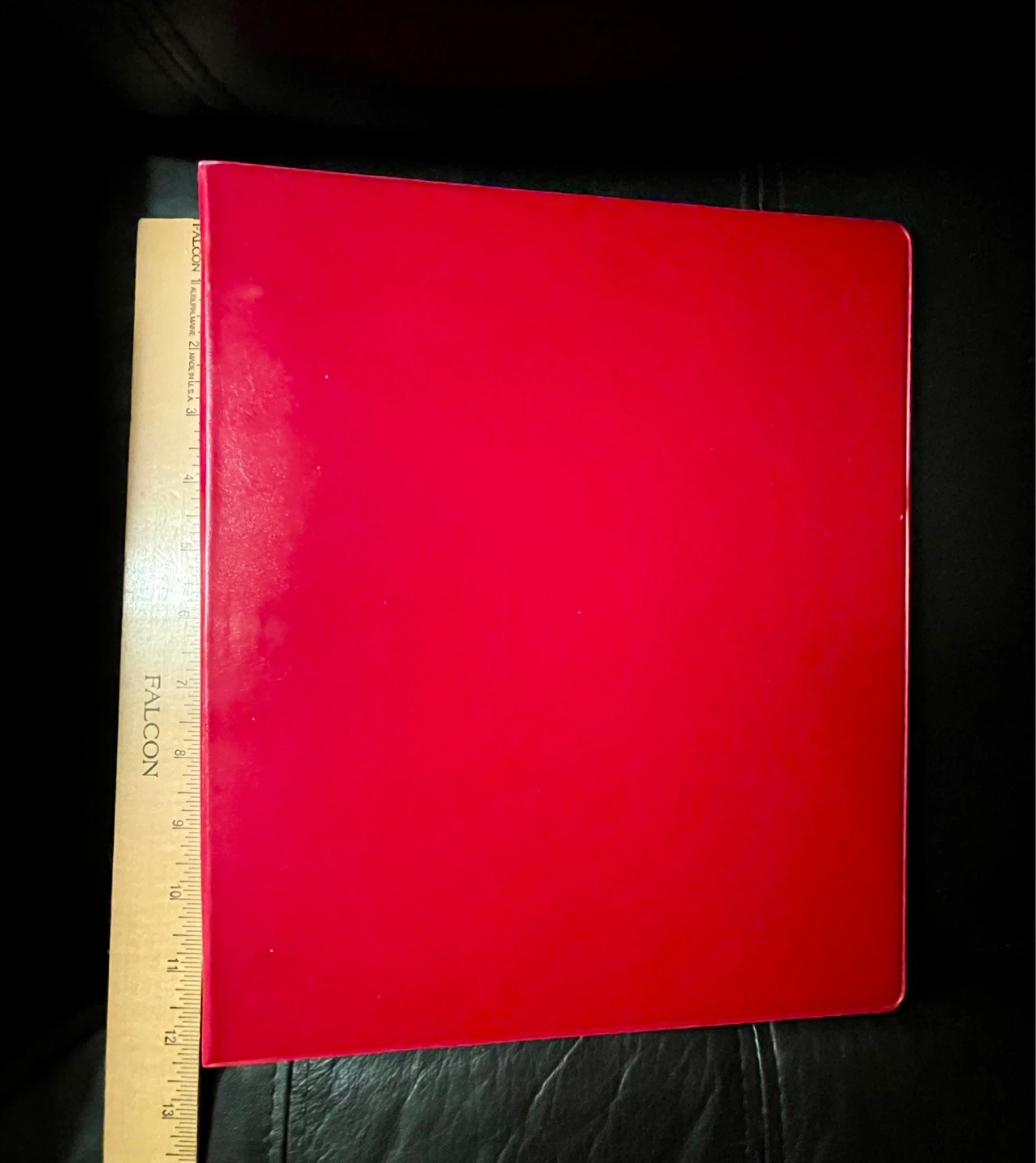 Red 3 Ring Binder