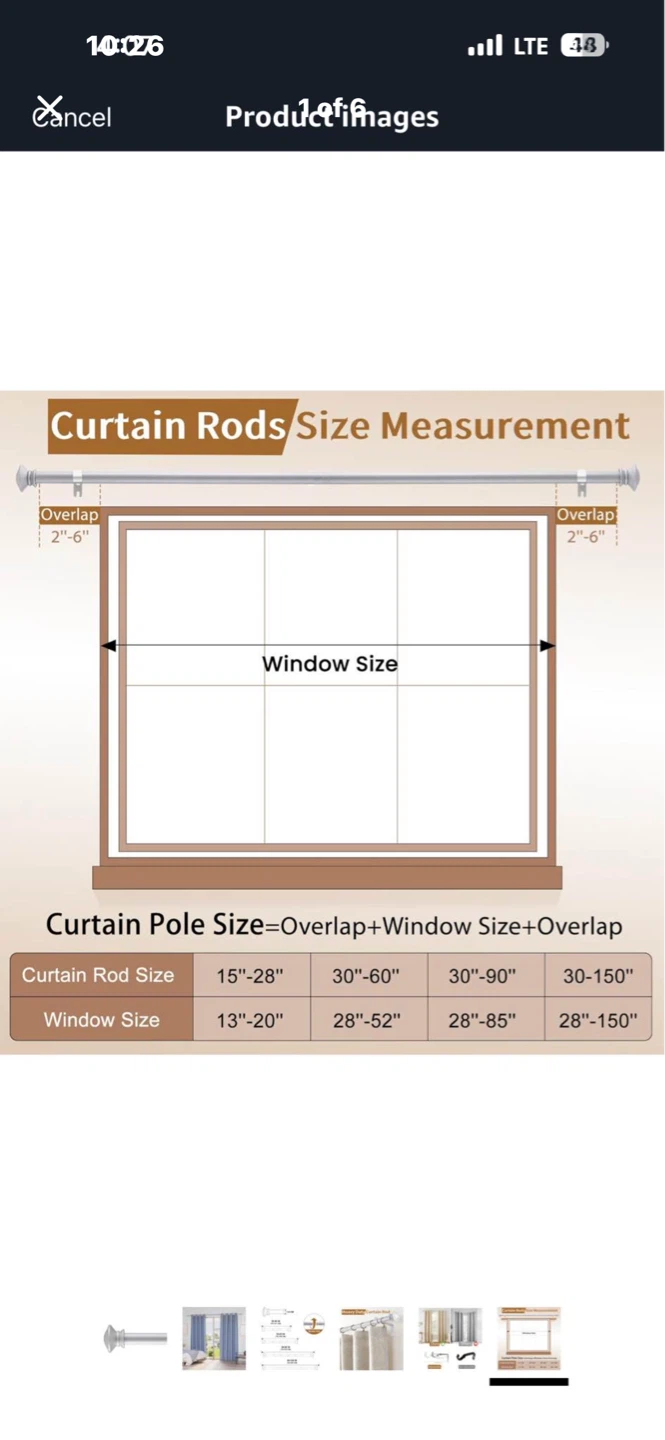 Heavy Duty Curtain Rod
